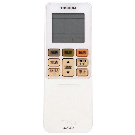 【中古】TOSHIBA　エアコンリモコン WH-TA04EJ1