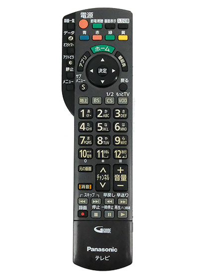 【中古】Panasonic　液晶テレビ用リモコン　N2QAYB000847