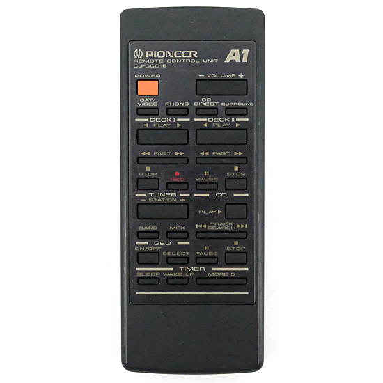 【中古】PIONEER　オーディオリモコン　CU-DC016