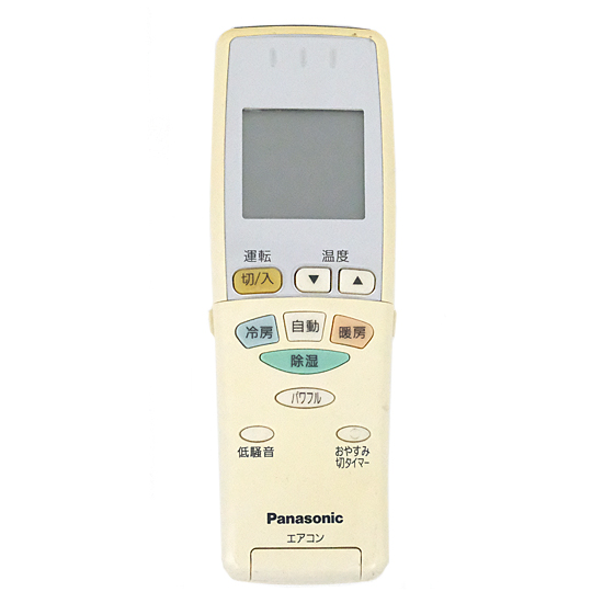 【中古】Panasonic　エアコンリモコン　A75C3342