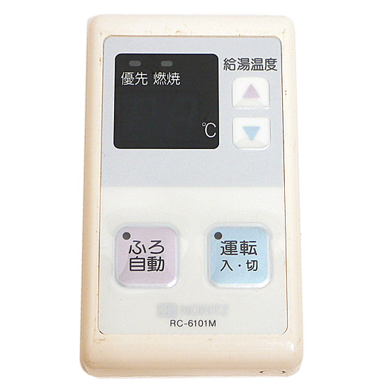 【中古】ノーリツ　台所リモコン　RC-6101M