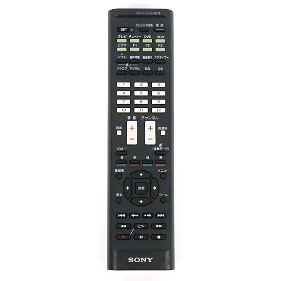 【中古】SONY　リモートコマンダー　RM-PLZ510D/S