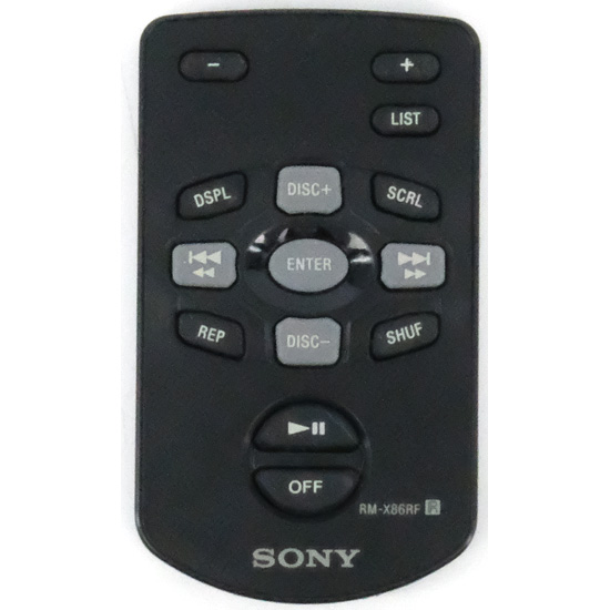 【中古】SONY　カーオーディオ用リモコン　RM-X86RF