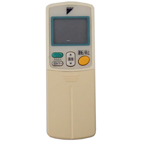 【中古】DAIKIN　エアコンリモコン ARC432A40　液晶いたみ
