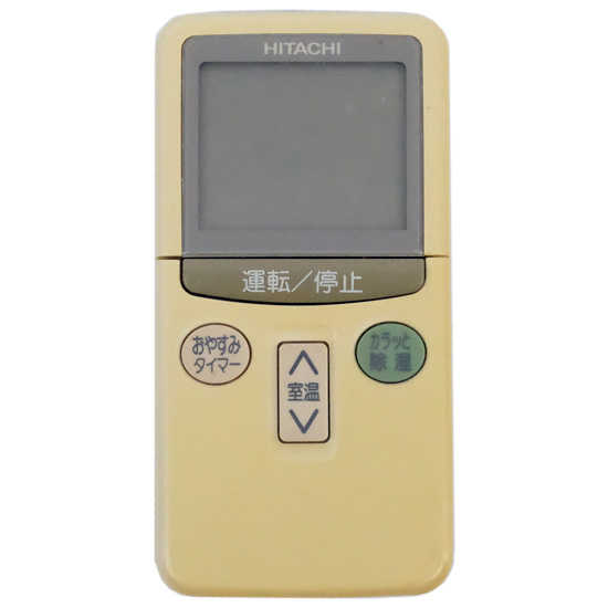 【中古】HITACHI　エアコンリモコン RAR-1L3　本体いたみ
