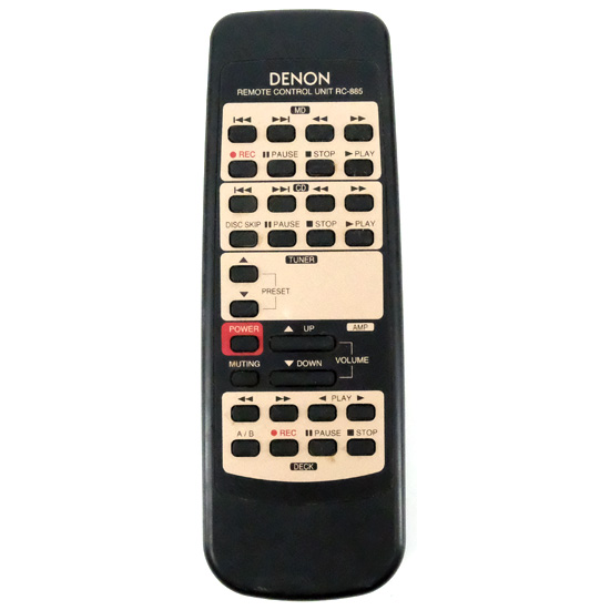 【中古】DENON　オーディオリモコン RC-885