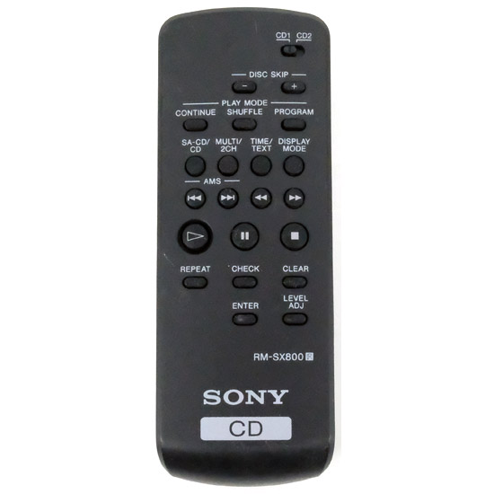 【中古】SONY　オーディオリモコン　RM-SX800
