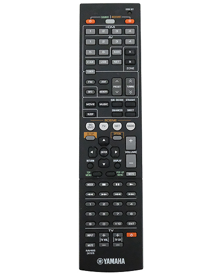 【中古】YAMAHA　オーディオリモコン　RAV465 ZA11370