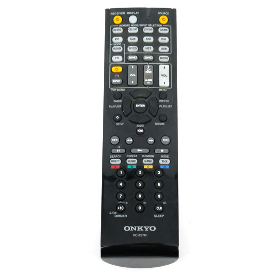 【中古】ONKYO　オーディオリモコン　RC-837M