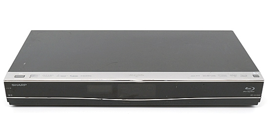 【中古】SHARP　AQUOS ブルーレイディスクレコーダー BD-W1500　リモコンなし　本体いたみ