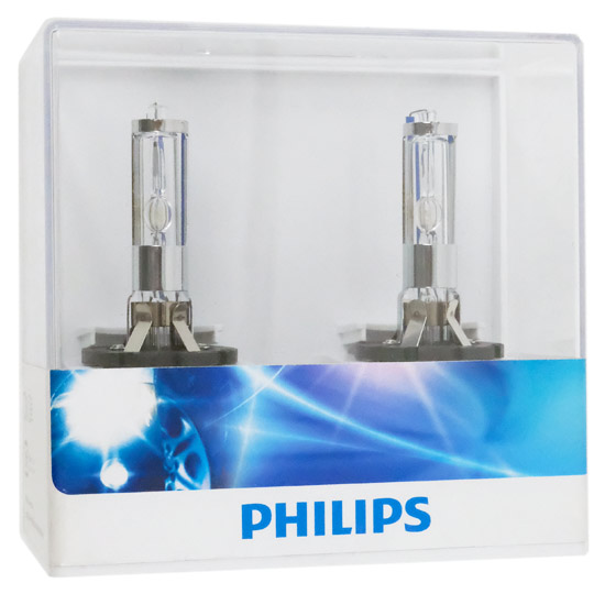 【中古】PHILIPS　ヘッドライト HID バルブ 85126WXX2JP　D2R 6000K 2300lm 元箱あり