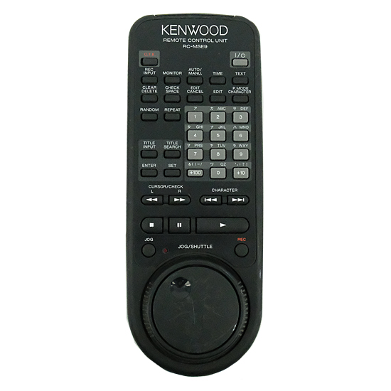 【中古】KENWOOD　オーディオ用リモコン　RC-MSE9