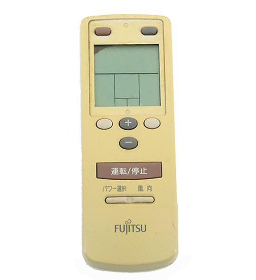 【中古】FUJITSU　エアコンリモコン AR-BB5　液晶カバーなし　液晶画面いたみ