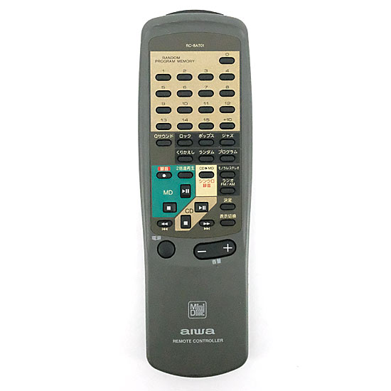 【中古】AIWA　オーディオリモコン　RC-8AT01