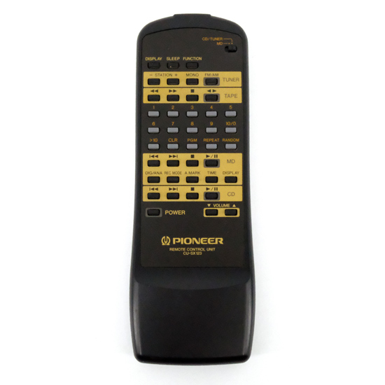 【中古】PIONEER　オーディオリモコン　CU-SX123