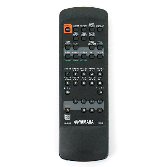 【中古】YAMAHA　オーディオリモコン　SYS14 V274310