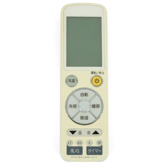 【中古】オーム電機　エアコンリモコン　OAR-N12