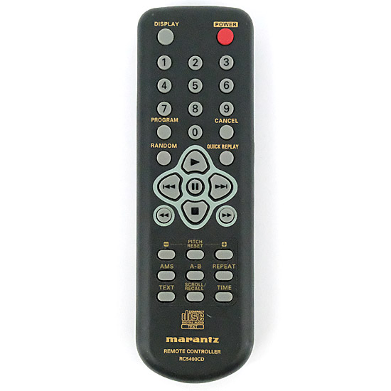 【中古】marantz　CDプレーヤー用リモコン　RC5400CD