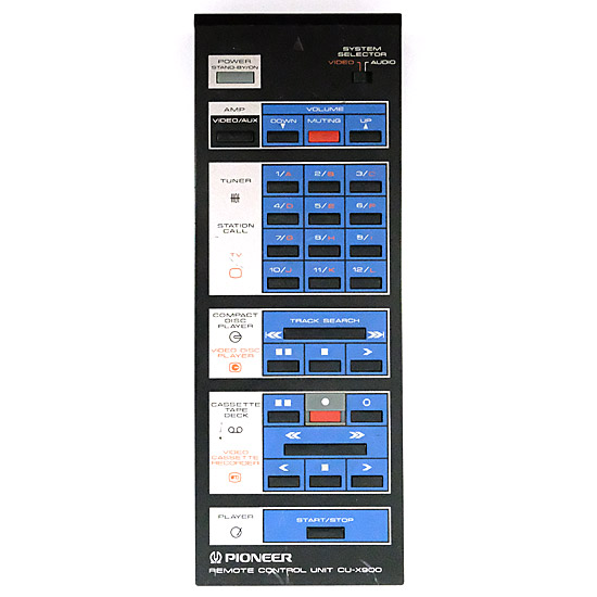 【中古】PIONEER　オーディオリモコン　CU-X900