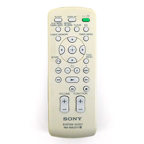 【中古】SONY　オーディオリモコン　RM-AMU011