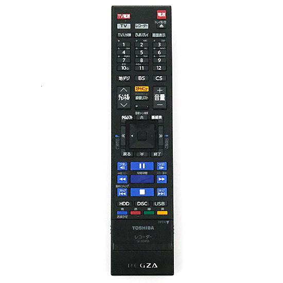 【中古】TOSHIBA製　ブルーレイレコーダー用リモコン　SE-R0458(79106414)