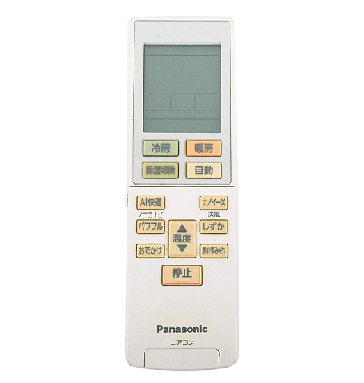 【中古】Panasonic　エアコンリモコン　ACXA75C17600