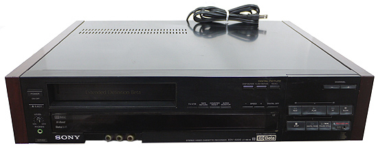 【中古】SONY　EDBetaビデオデッキ EDV-5000　端子カバーなし