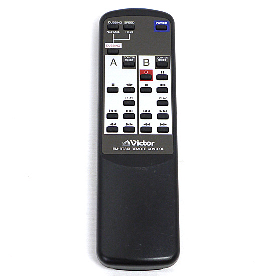 【中古】Victor　オーディオリモコン　RM-RT313　電池カバーなし