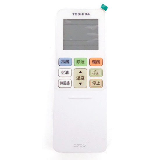 【中古】TOSHIBA　エアコンリモコン　RG101J3(B3H)/BGJ