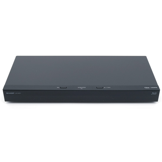 【中古】SHARP　AQUOS ブルーレイディスクレコーダー 1TB　2B-C10EW1　ブラック　リモコンなし
