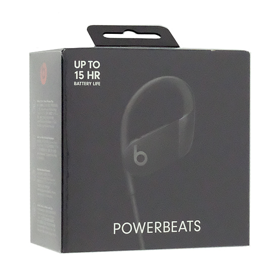 【中古】beats by dr.dre　ワイヤレスイヤホン Powerbeats　MWNV2PA/A　ブラック　未使用