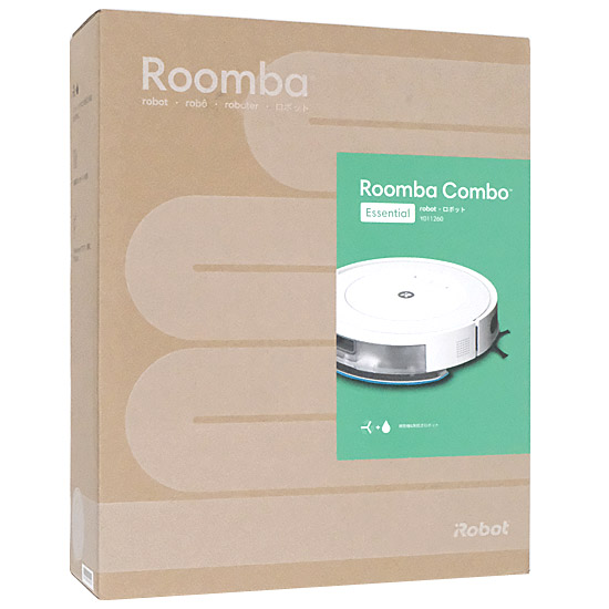 【中古】iRobot　Roomba 自動掃除機　ルンバ コンボ Essential robot　Y011260　ホワイト　未使用