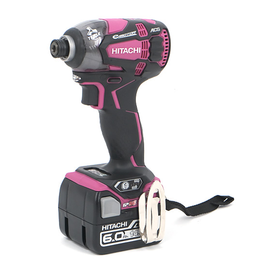 【中古】日立　充電式インパクトドライバー WH14DDL2 (2LYPK)(R)　保証書・取扱説明書なし　未使用