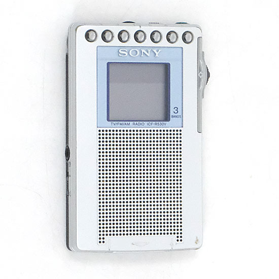 【中古】SONY　3バンド ラジオ　ICF-R530V　本体のみ　イヤホンなし