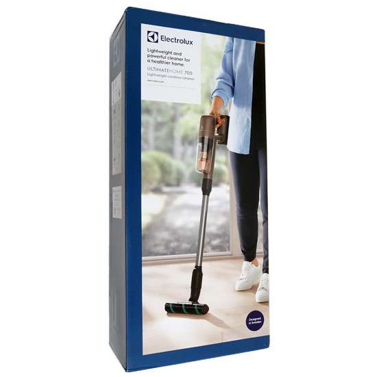【中古】Electrolux　コードレススティッククリーナー UltimateHome 700　EFP71525　ウォルナットブラウン　未使用