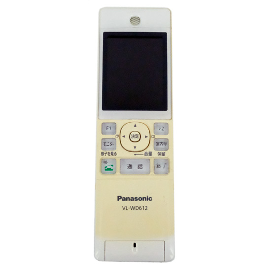 【中古】Panasonic　ワイヤレスモニター子機 VL-WD612　本体のみ　本体いたみ