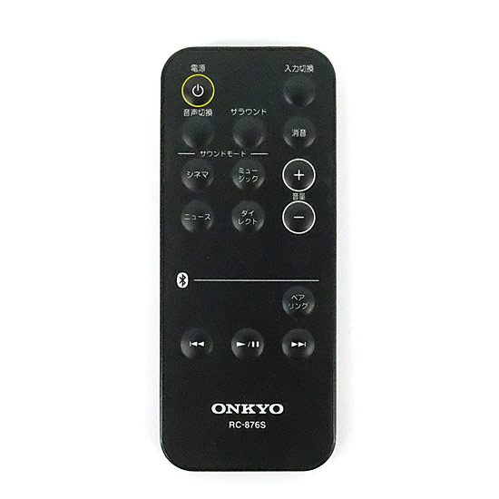 【中古】ONKYO　オーディオリモコン　RC-876S