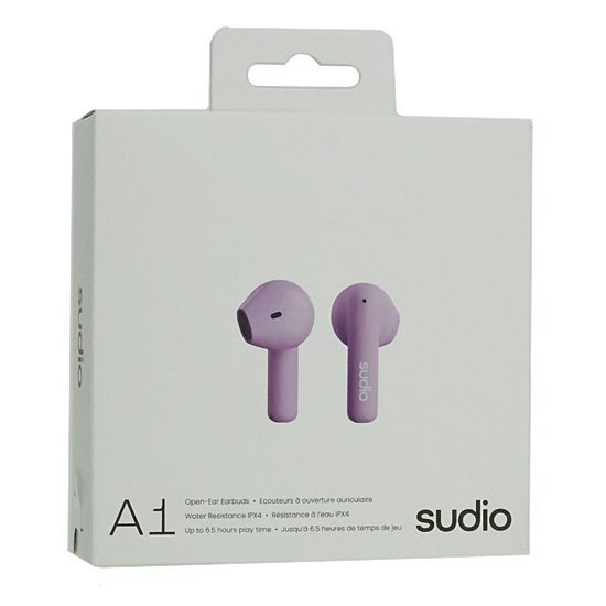【中古】Sudio　完全ワイヤレスイヤホン Sudio A1　SD-1712　パープルレイン　未使用