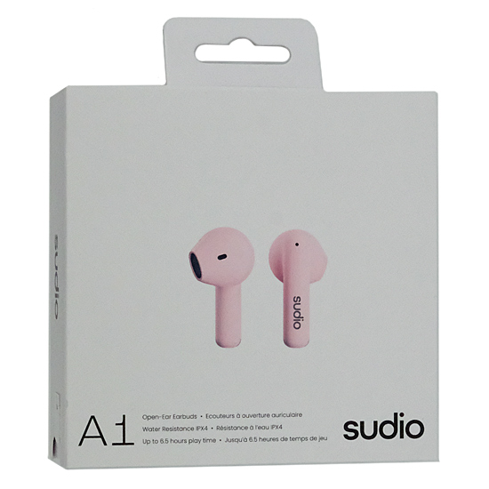 【中古】Sudio　完全ワイヤレスイヤホン Sudio A1　SD-1705　キャンディーピンク　未使用