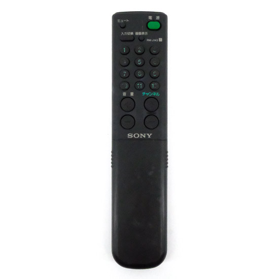 【中古】SONY　テレビリモコン RM-J143　本体いたみ