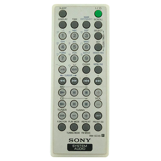 【中古】SONY　オーディオリモコン　RM-SC5S