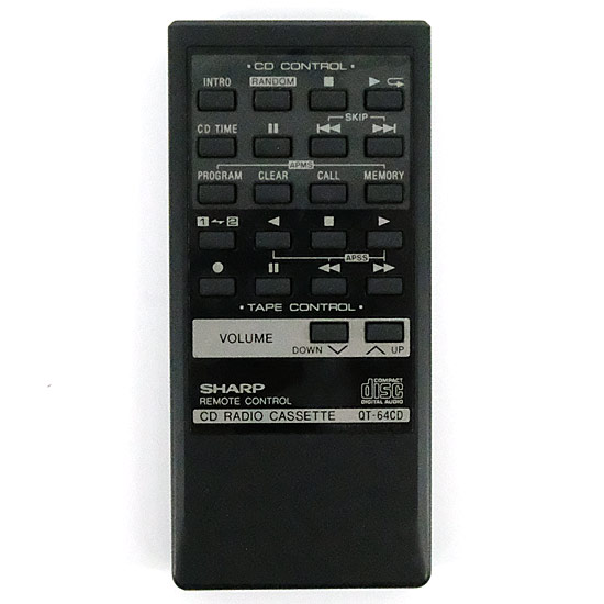 【中古】SHARP　オーディオリモコン　RRMCG0169AFSA