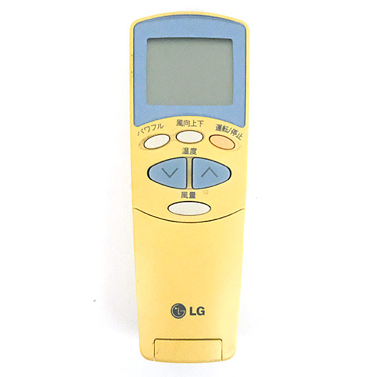 【中古】LGエレクトロニクス　エアコンリモコン　6711A21067A