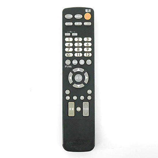 【中古】ダイナコネクティブ　テレビ用リモコン　RMC-T109D　本体いたみ