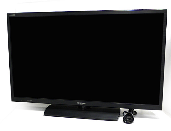 【中古】SHARP　32V型 LED液晶テレビ AQUOS LC-32H11　リモコンなし　電源コードいたみ