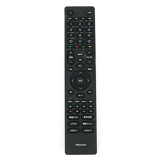 【中古】ハイセンス　液晶テレビ用リモコン　EN3E40H