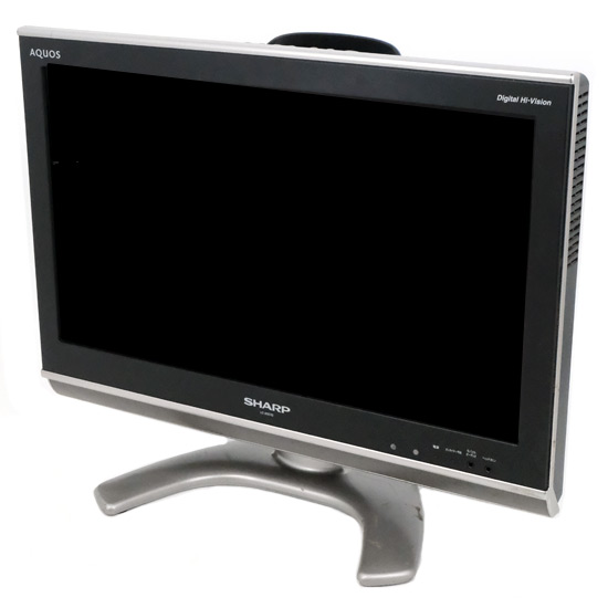 【中古】SHARP　20V型 ハイビジョン液晶テレビ AQUOS　LC-20EX3　リモコンなし　液晶いたみ