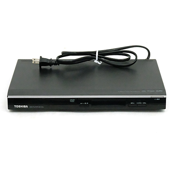 【中古】東芝製　DVDプレーヤー　SD-310J　リモコンなし