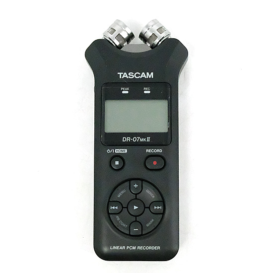 【中古】TASCAM　リニアPCM/ICレコーダー　DR-07MK2