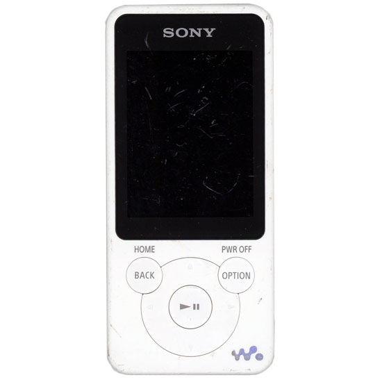【中古】SONYウォークマン Sシリーズ　NW-S15　ホワイト/16GB　本体いたみ